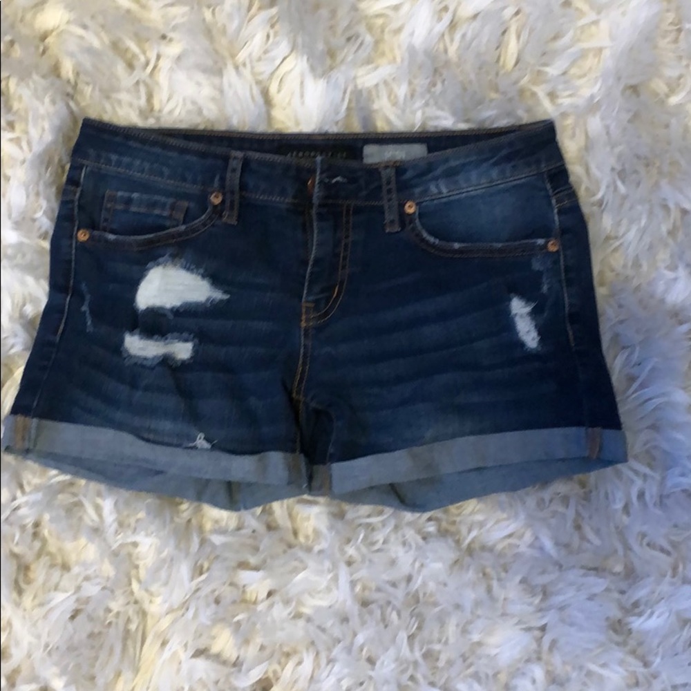 Aeropostale Distressed Jean Shorts
